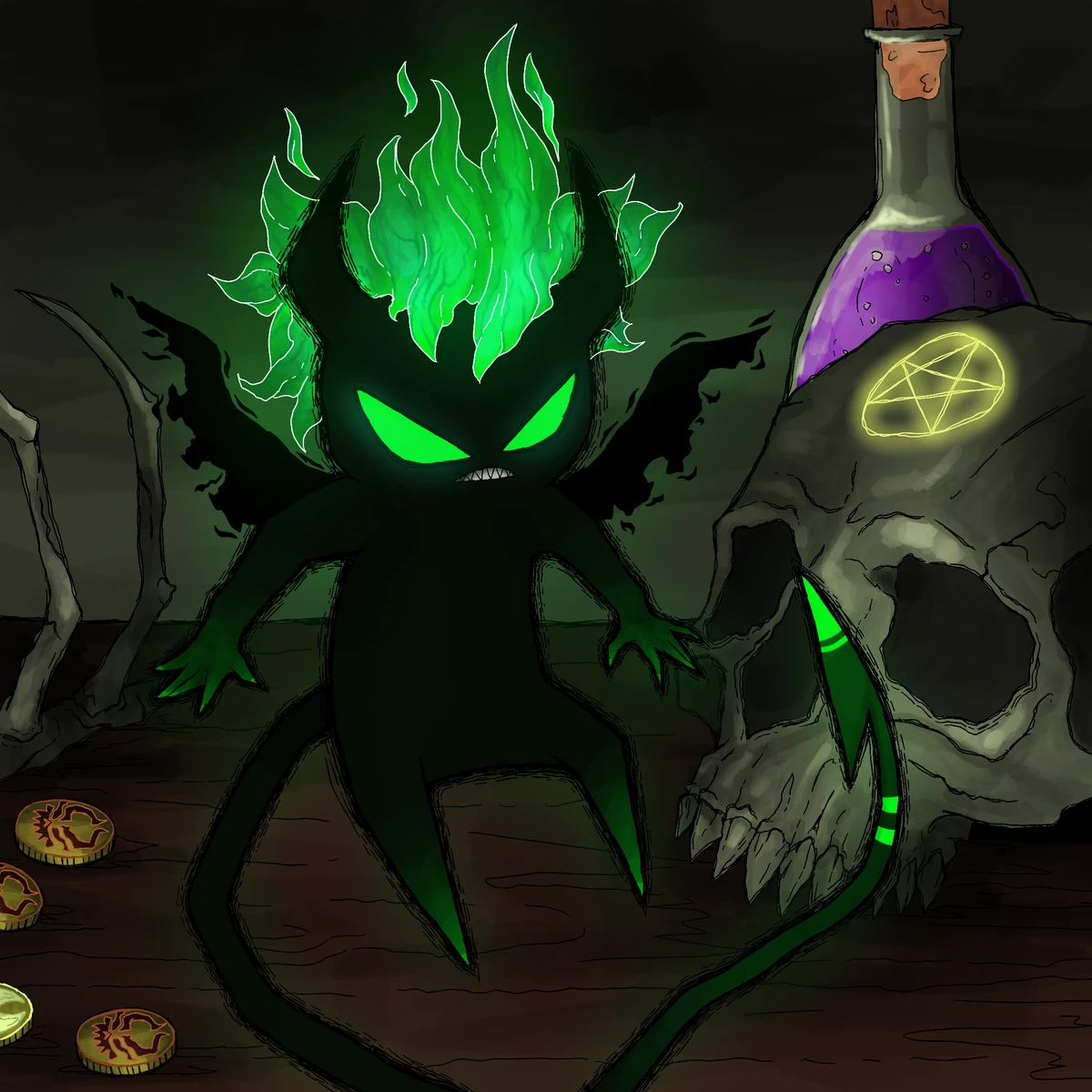 the deadly sins nft sample envy 1 of 1