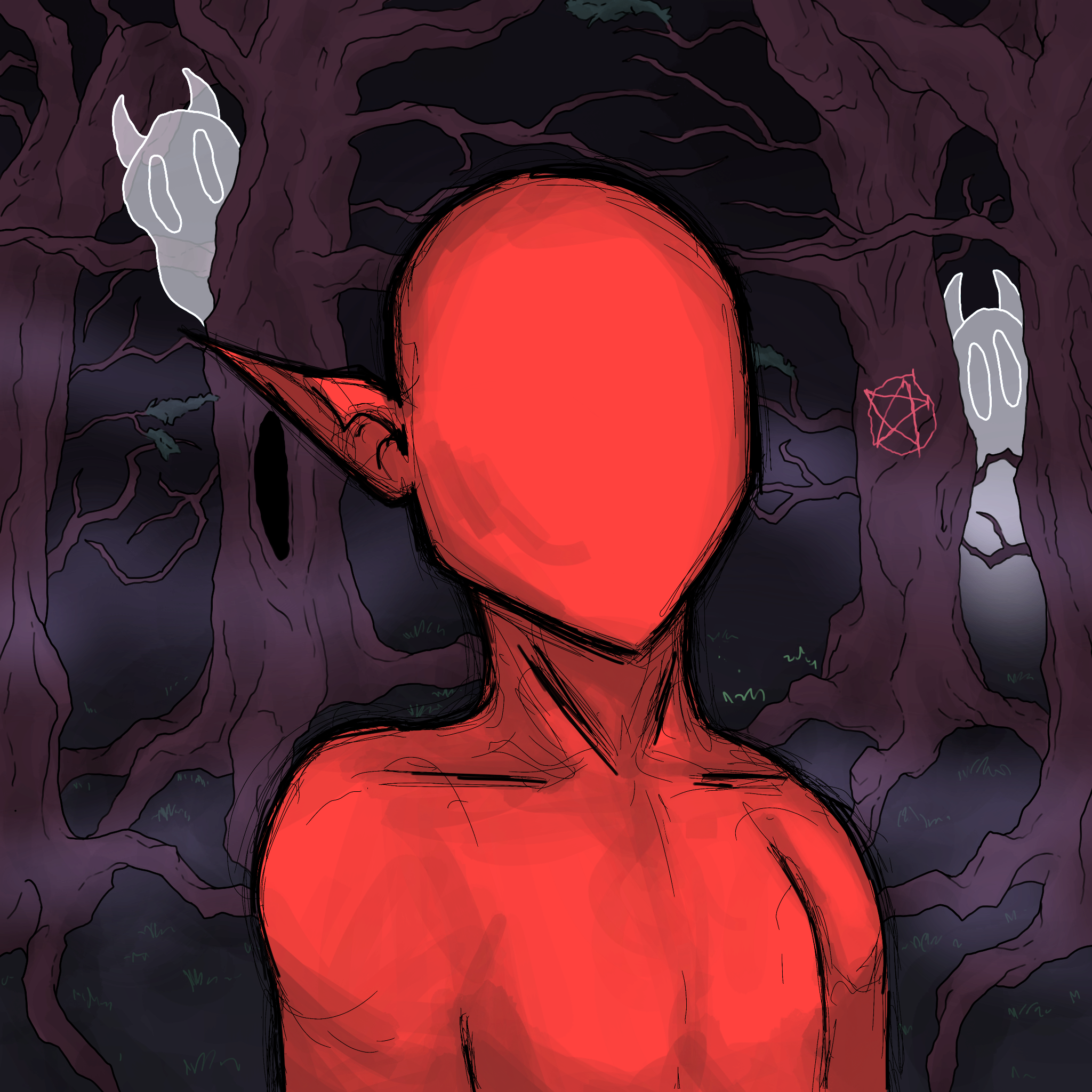 The Deadly Sins CNFT Trait: Background: Phantom Forest