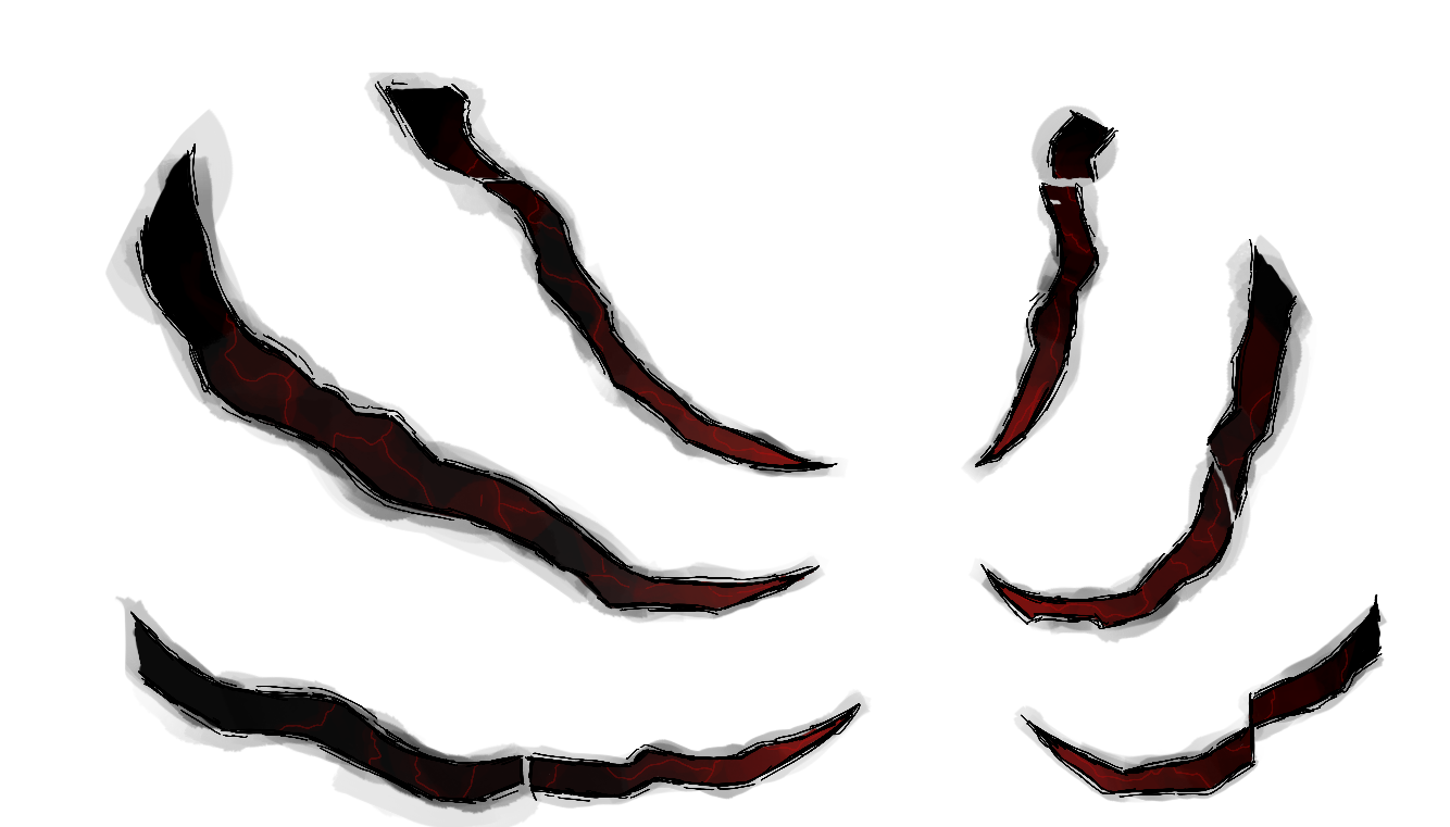 The Deadly Sins CNFT Trait: Body Accessory: Demon King Scars