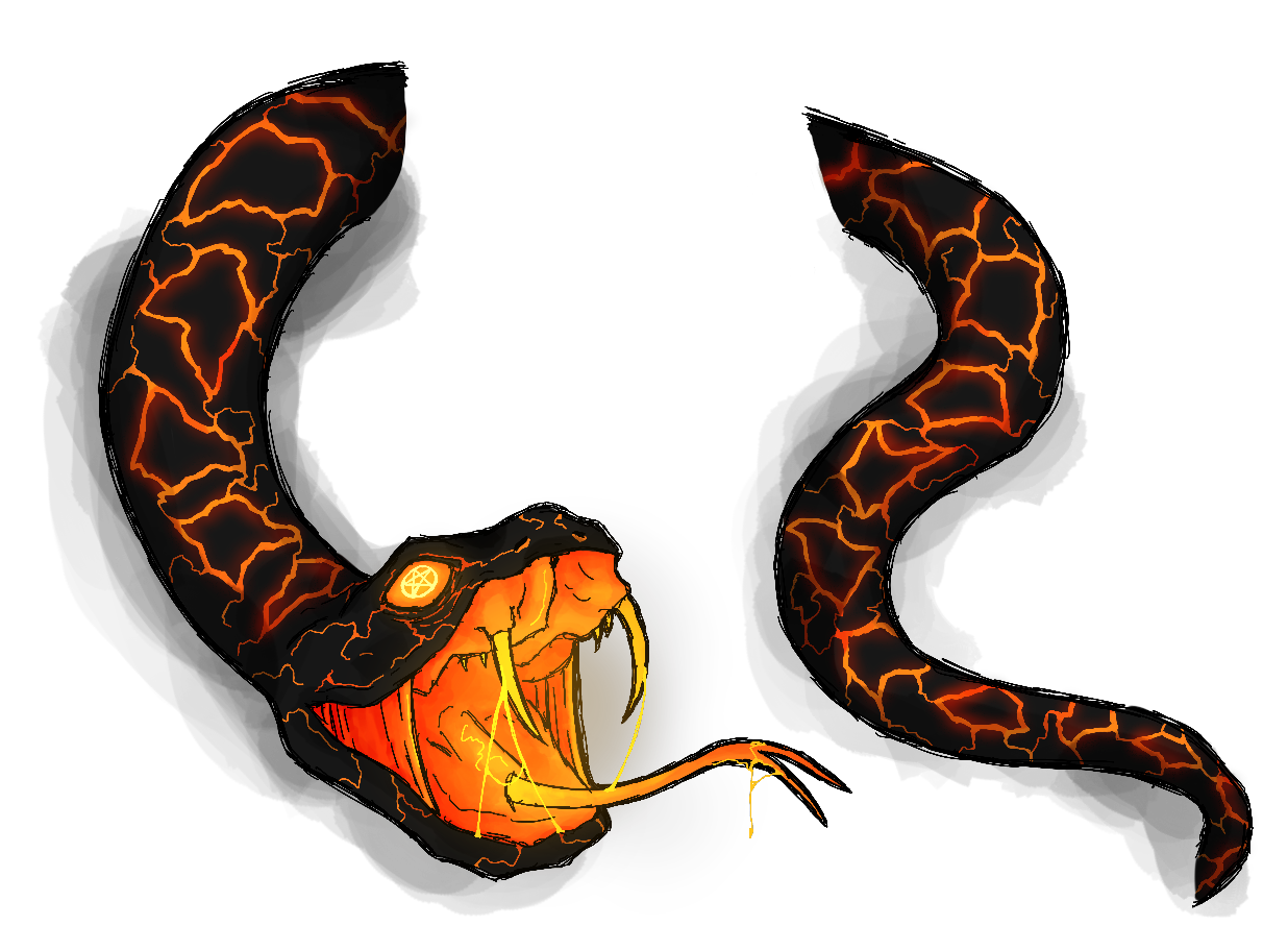 The Deadly Sins CNFT Trait: Body Accessory: Familiar Serpent
