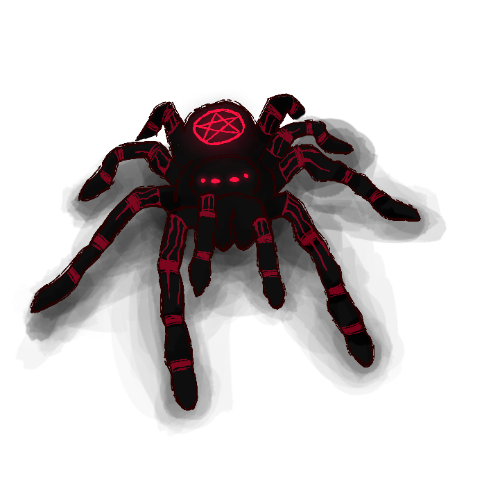 The Deadly Sins CNFT Trait: Body Accessory: Familiar Tarantula