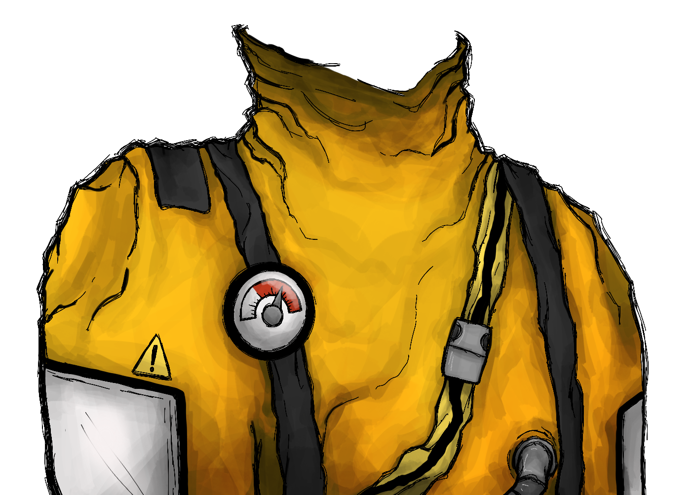 The Deadly Sins CNFT Trait: Body Accessory: Hazard Suit