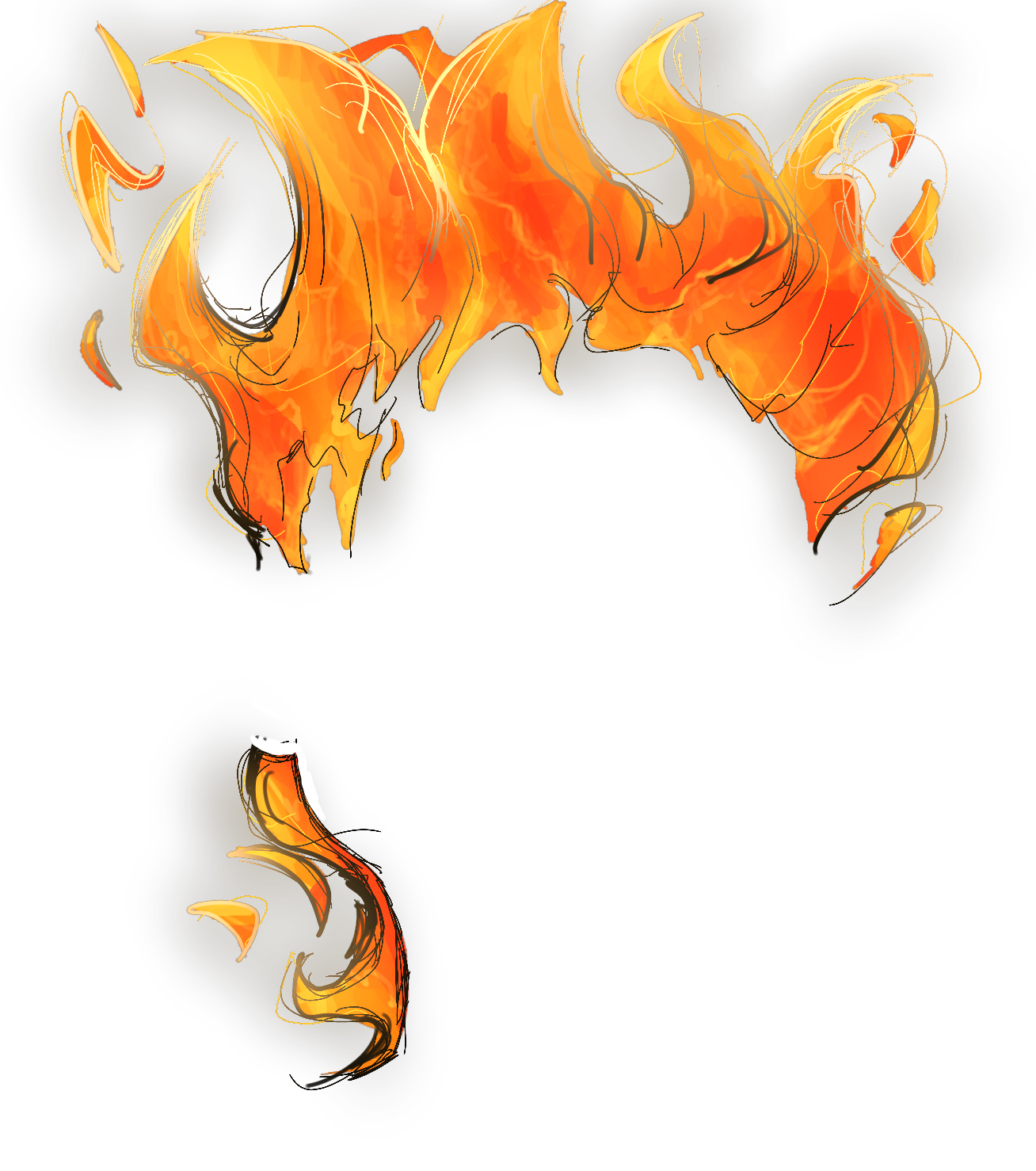 The Deadly Sins CNFT Trait: Headpiece: Inferno Flame