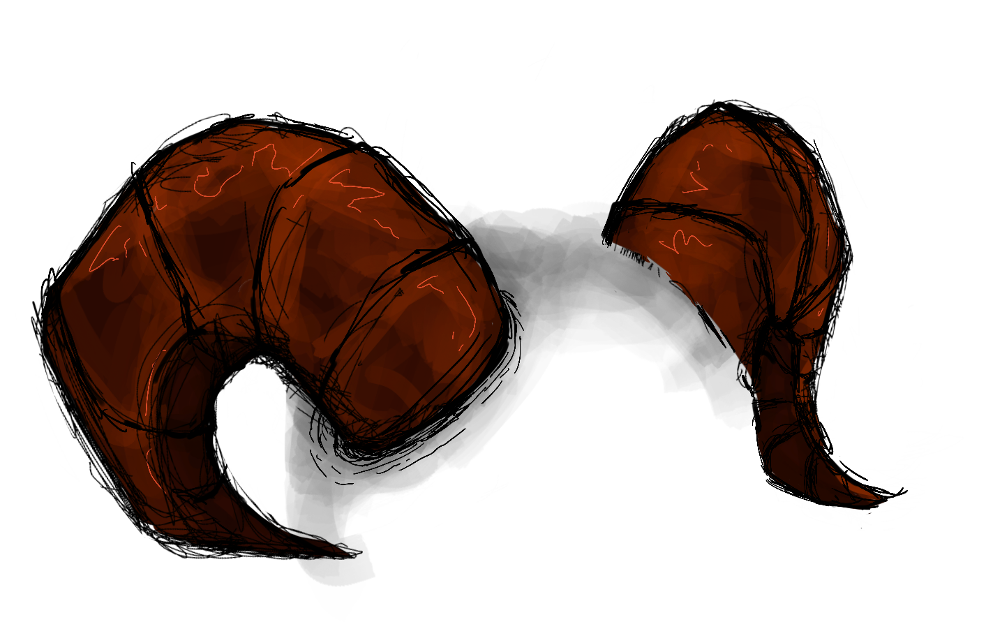 The Deadly Sins CNFT Trait: Headpiece: Ram Horns