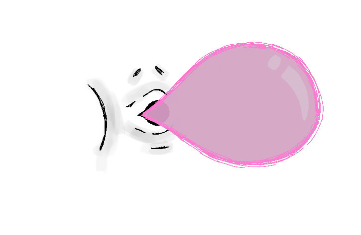 The Deadly Sins CNFT Trait: Mouth: Bubblegum