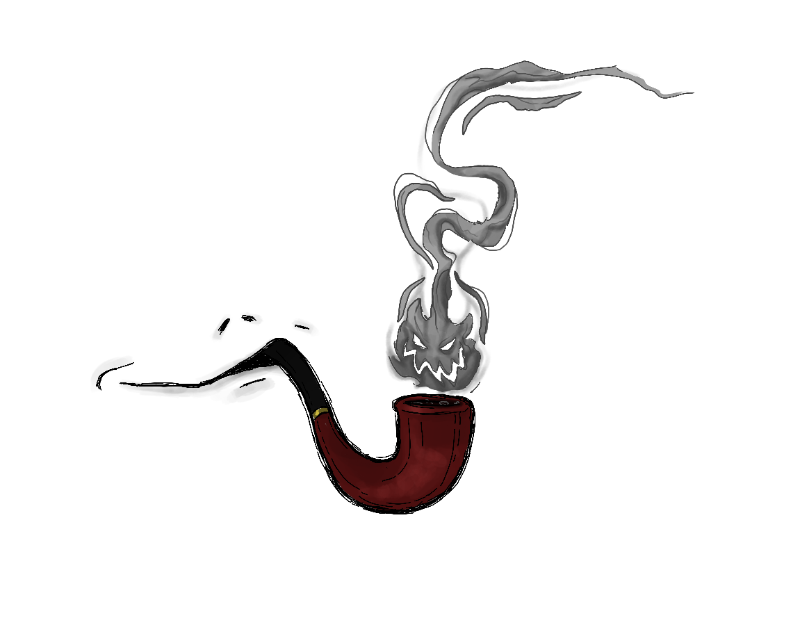 The Deadly Sins CNFT Trait: Mouth: Haunted Pipe