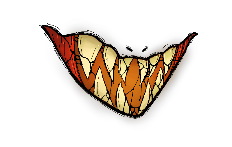 The Deadly Sins CNFT Trait: Mouth: Ominous Glow