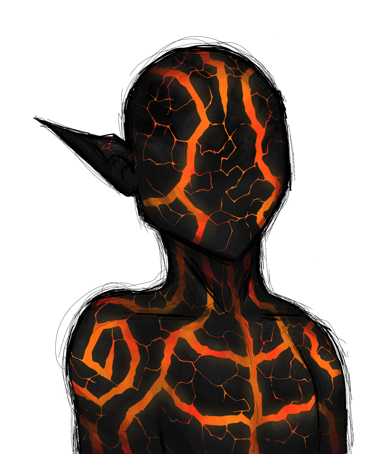 The Deadly Sins CNFT Trait: Skin: Magma