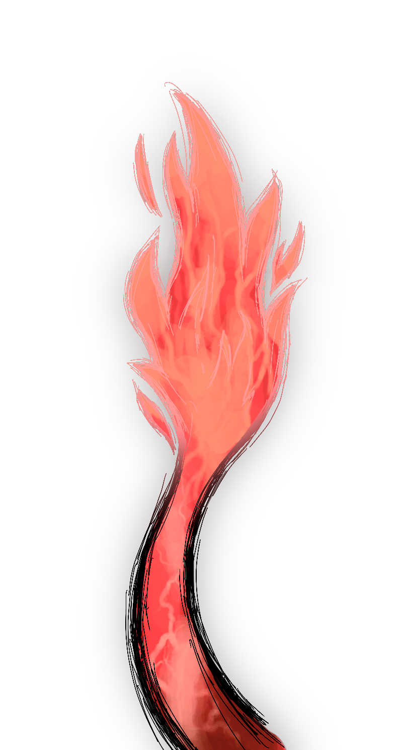 The Deadly Sins CNFT Trait: Tail: Flame