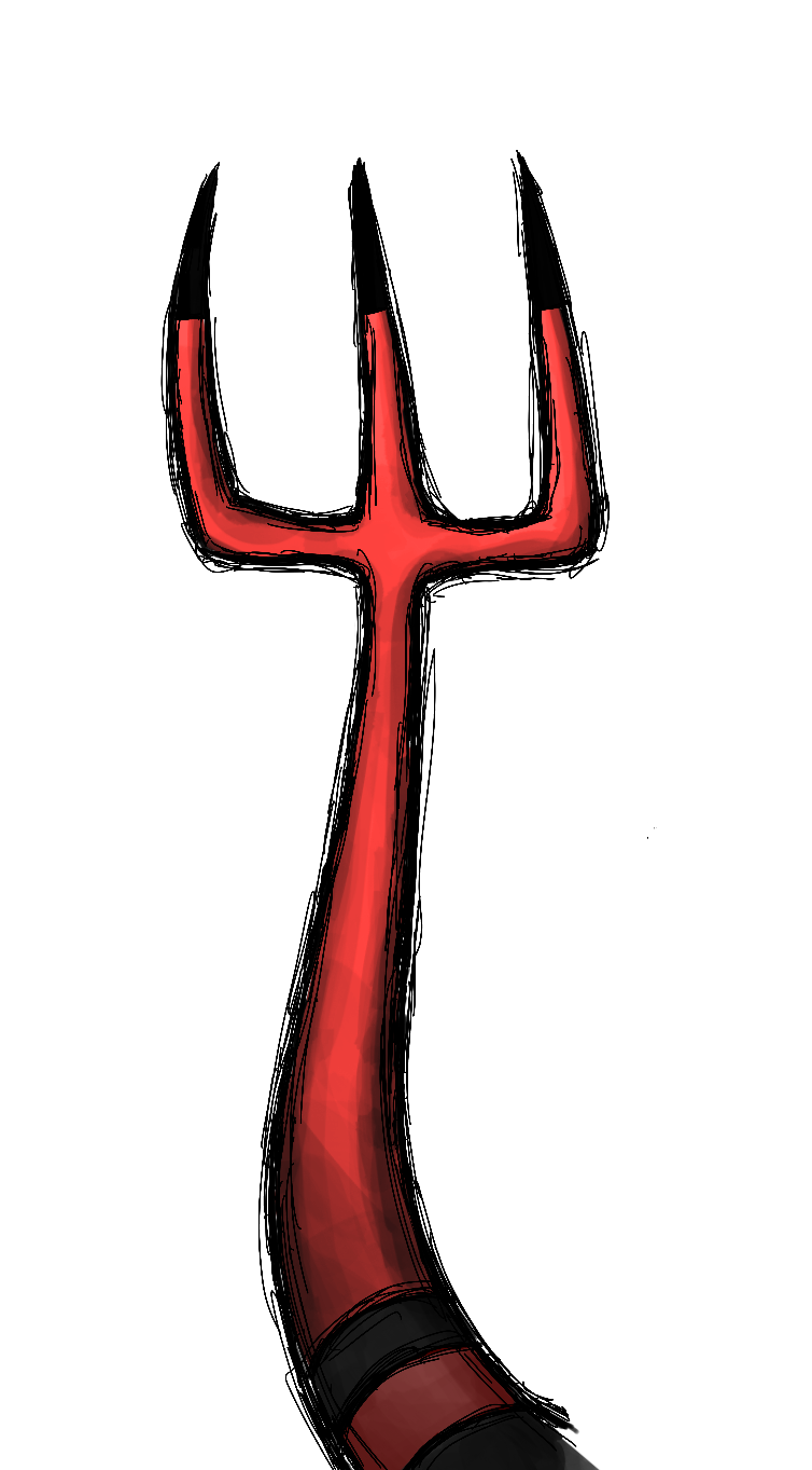 The Deadly Sins CNFT Trait: Tail: Pitchfork