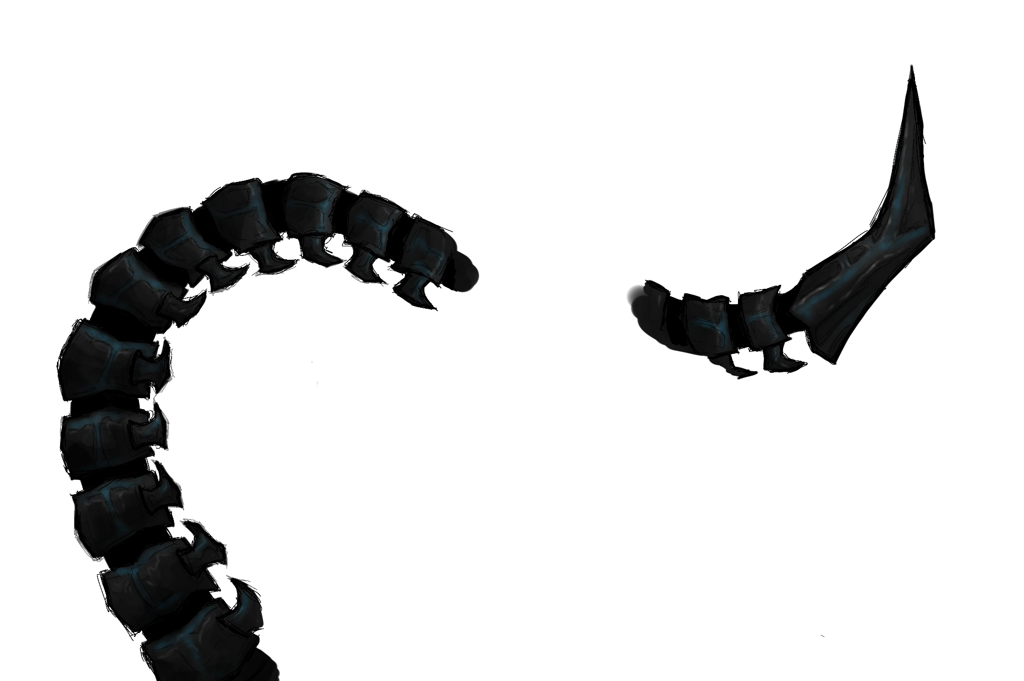 The Deadly Sins CNFT Trait: Tail: Xenomorph