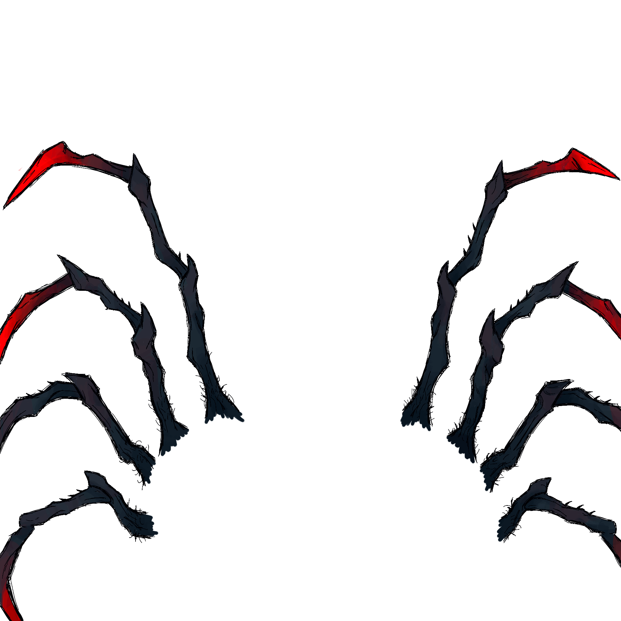 The Deadly Sins CNFT Trait: Wings: Arachnid Legs